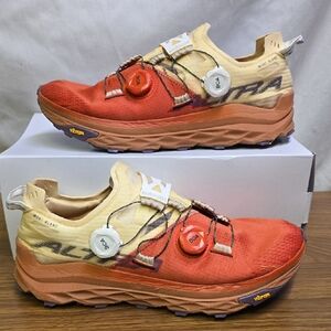 Altra Orange and Cream Sneakers with BOA Dial